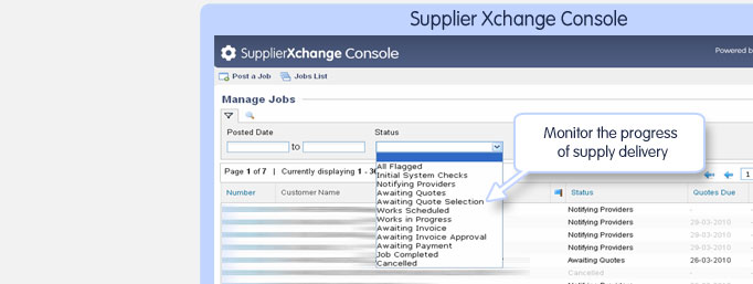 SupplierXchange Console