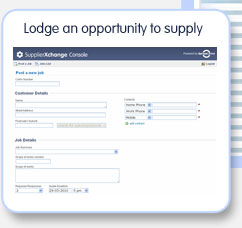 Lodge an opportunity to supply