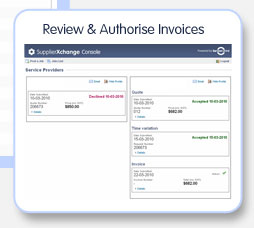 Review and Authorise invoices